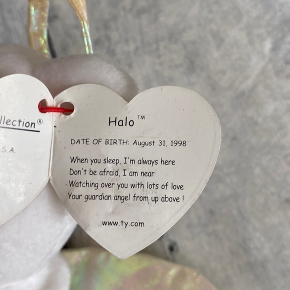 “HALO” Retired 1998 Beanie Baby Halo - Picture 5 of 8